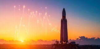 SpaceX(SPCX)決算はいつ?日本時間10月21日早朝、株価10%安で迎える5つの論点 rocket and stock chart